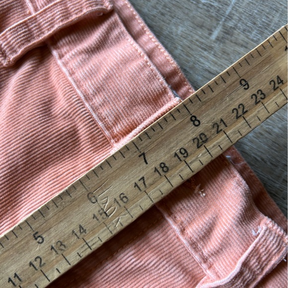 Carve Designs Oahu Shorts 4" Mid Rise Corduroy Frayed Hem Coral 2 EXCELLENT - Picture 6 of 10